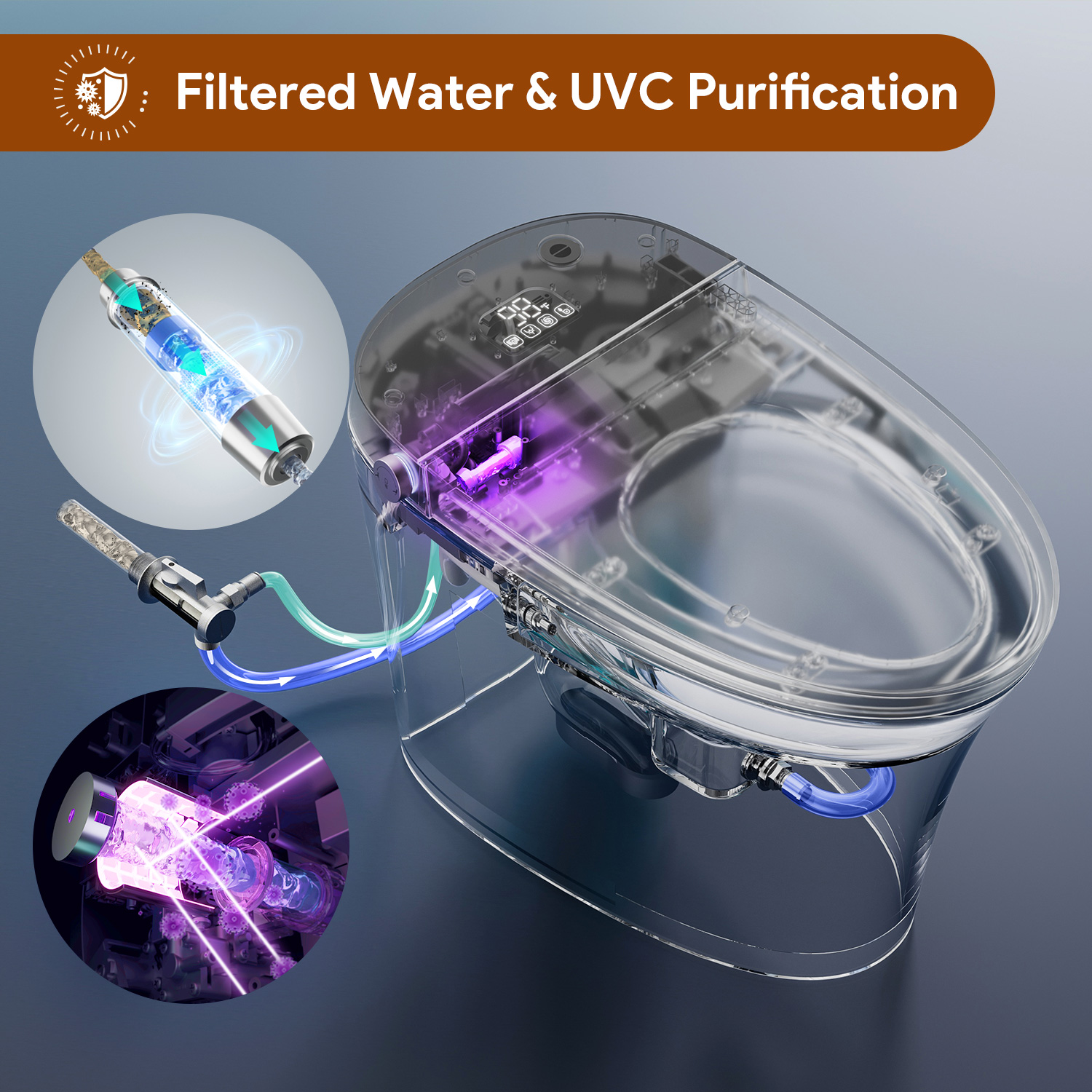 Uncle Brown ST12U Smart Toilet - Image 2