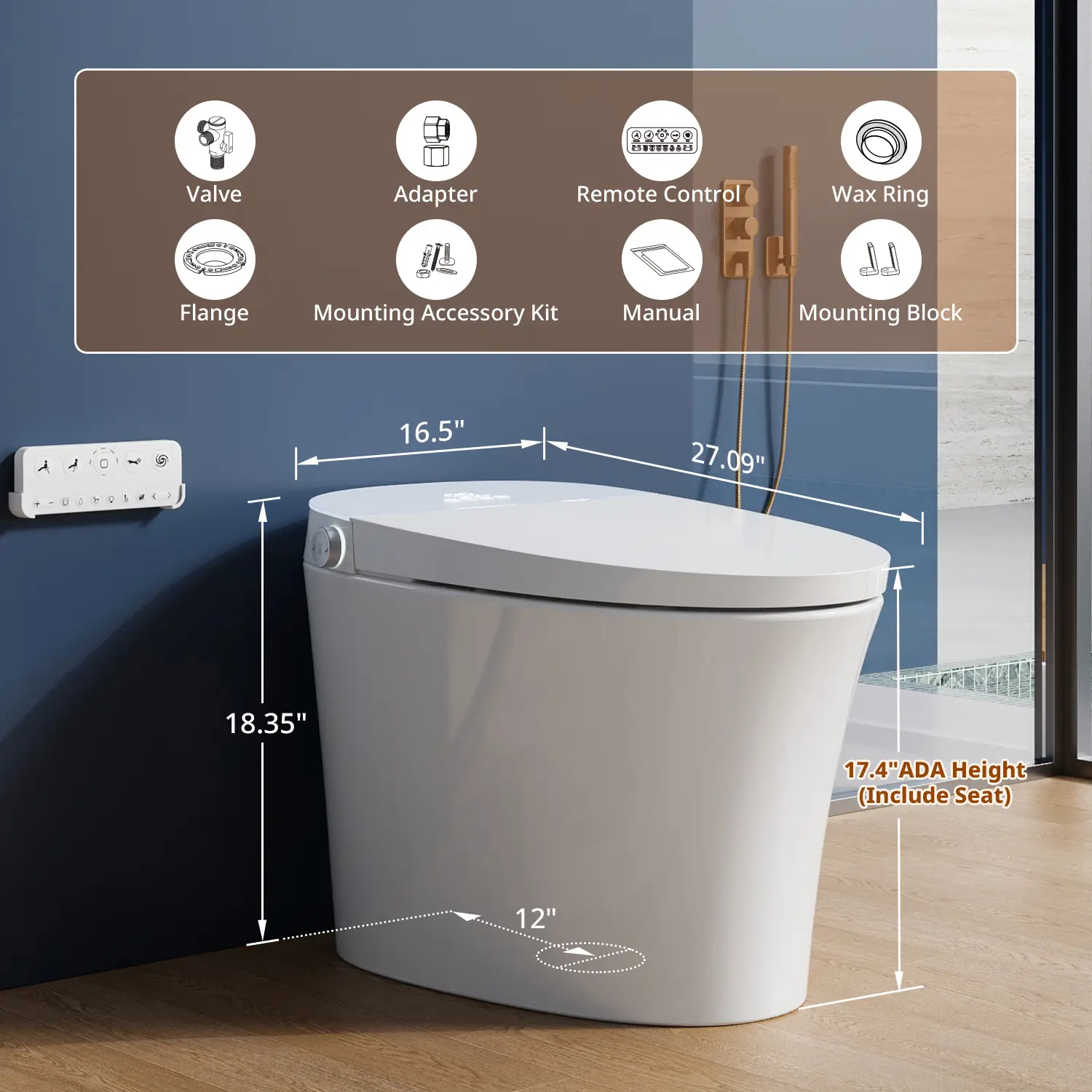 Uncle Brown ST12U Smart Toilet - Image 9